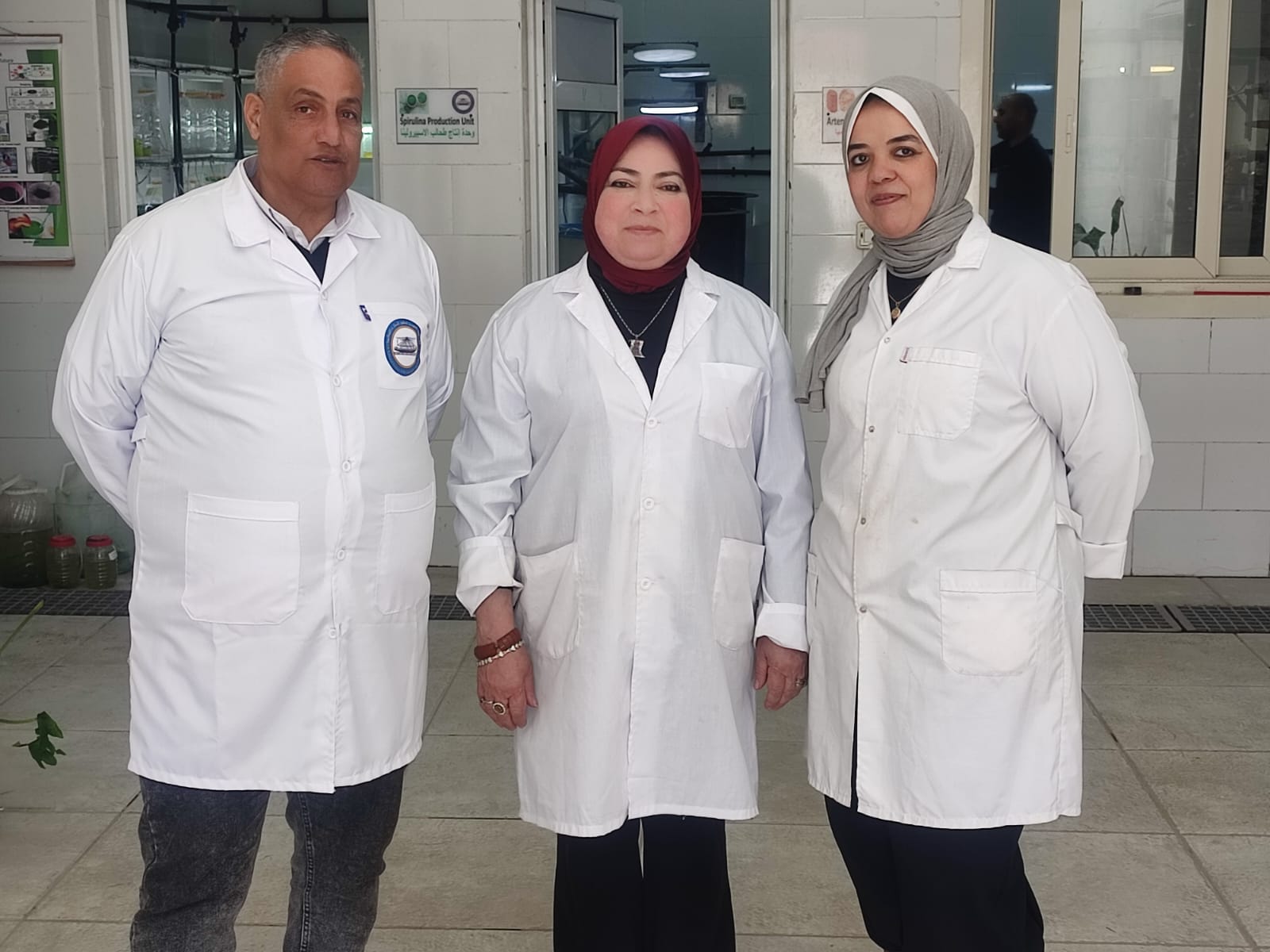 جانب آخر من فريق العمل البحثى