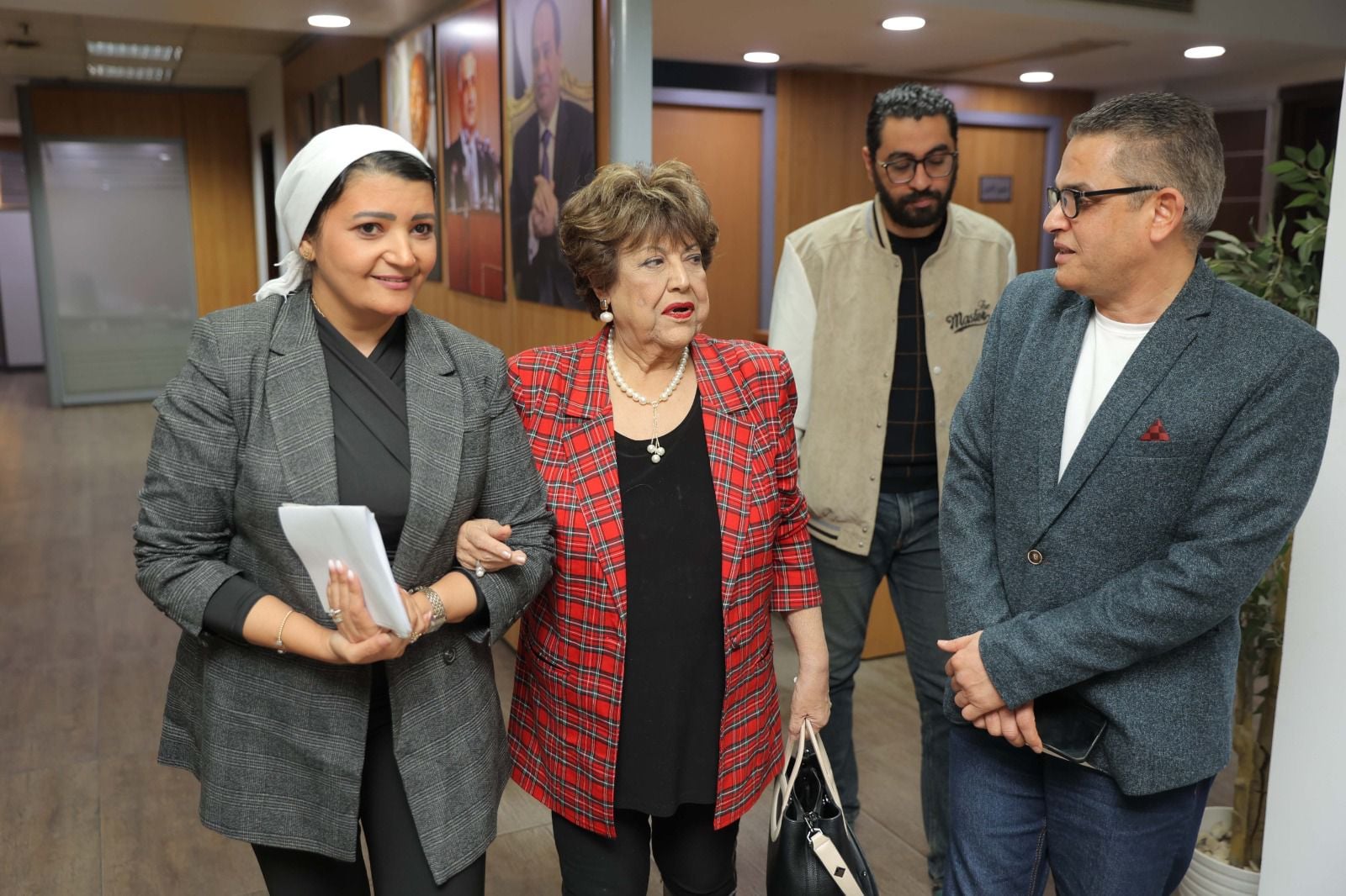 إيناس جوهر خلال جولتها باليوم السابع