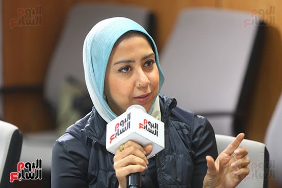 الزميلة شيماء منصور