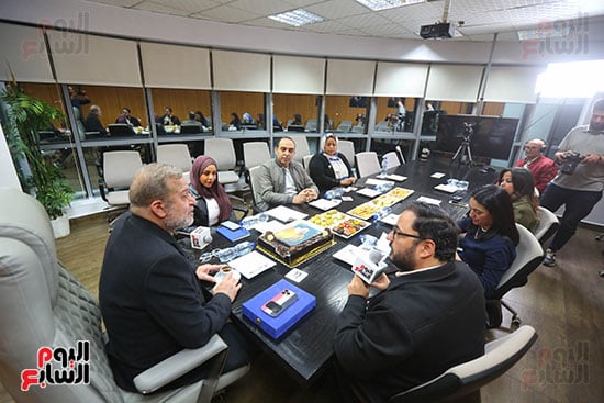 ندوة الفنان شريف منير باليوم السابع