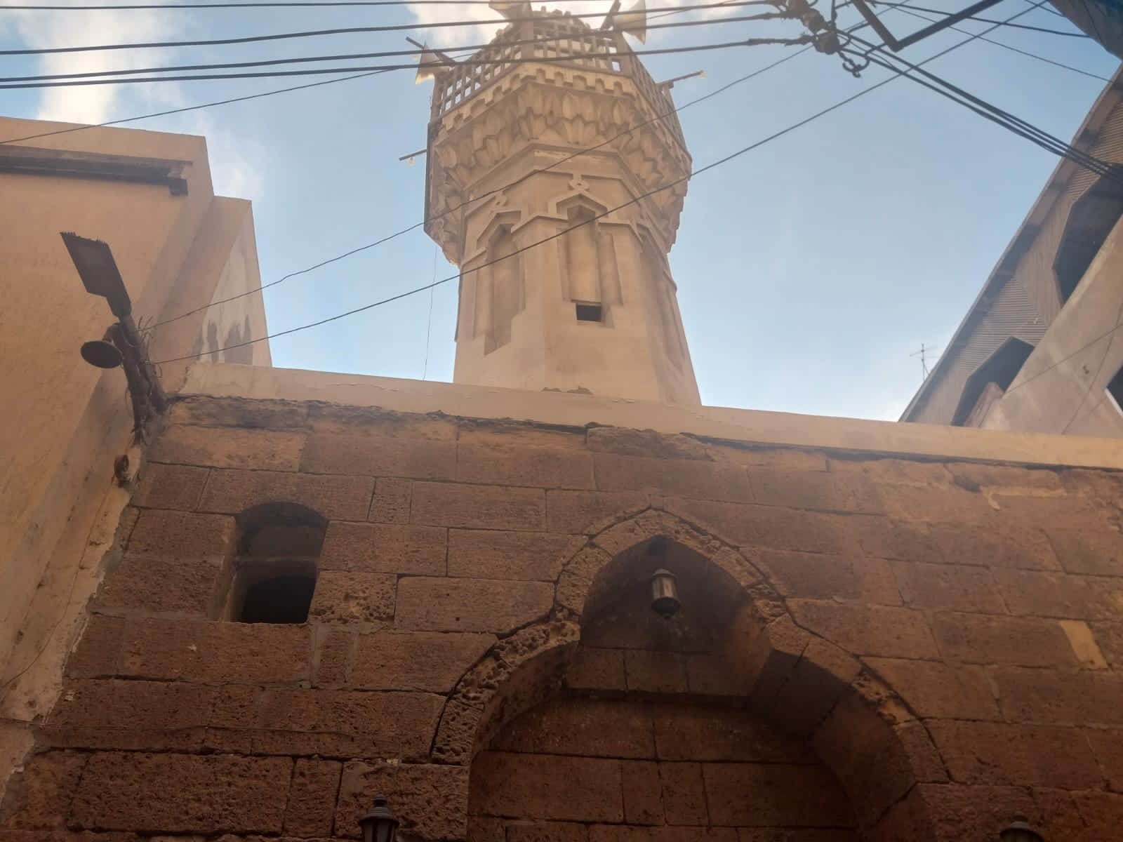 مأذنة مسجد الرضوانية بدمياط مأذنة مسجد الرضوانية بدمياط