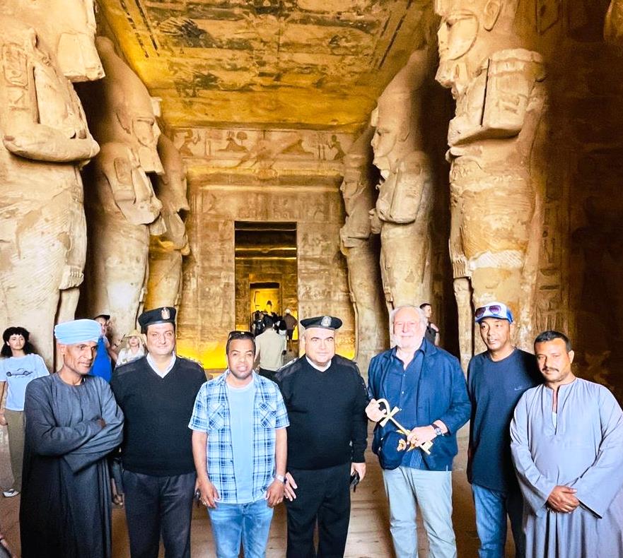 استقبال فى أبوسمبل استقبال فى أبوسمبل