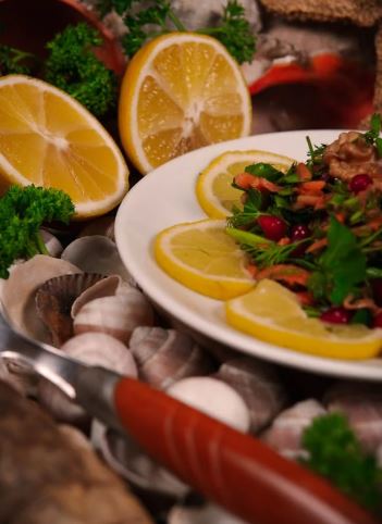 سلطة رنجة بالبرتقال