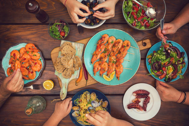 اكلات بحرية اسماك