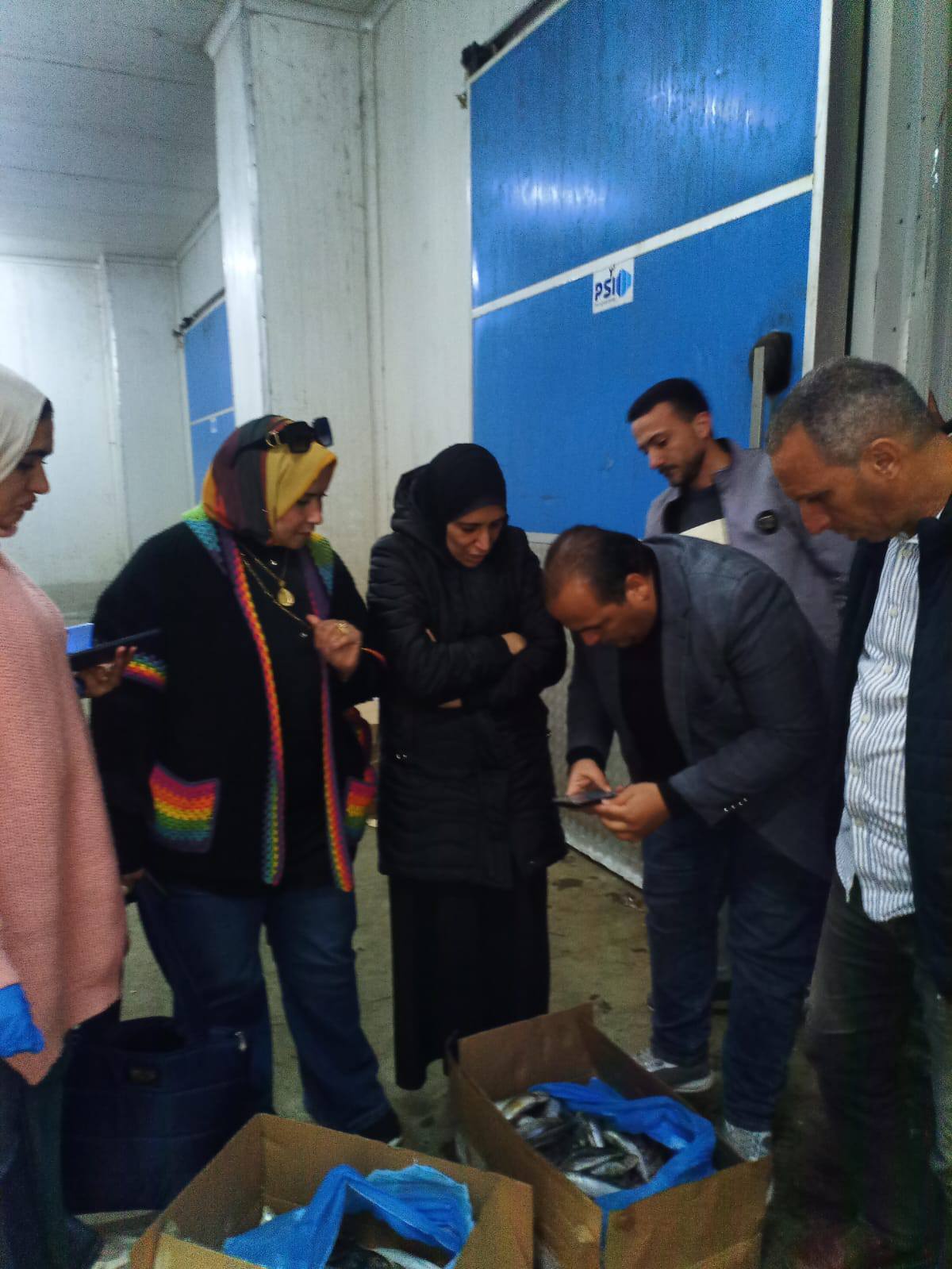 معاينة الكميات المضبوطة