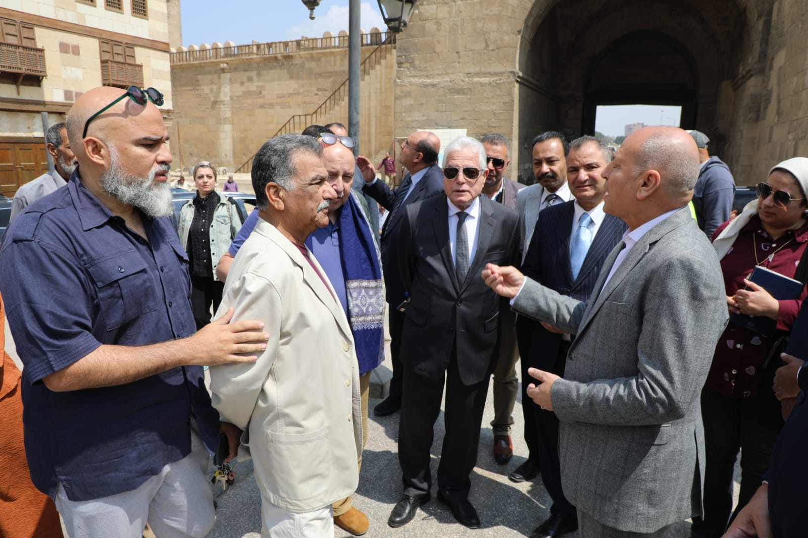 خالد فودة ومحافظ القاهرة يتفقدان تطوير "التاريخية" خالد فودة ومحافظ القاهرة يتفقدان تطوير "التاريخية"