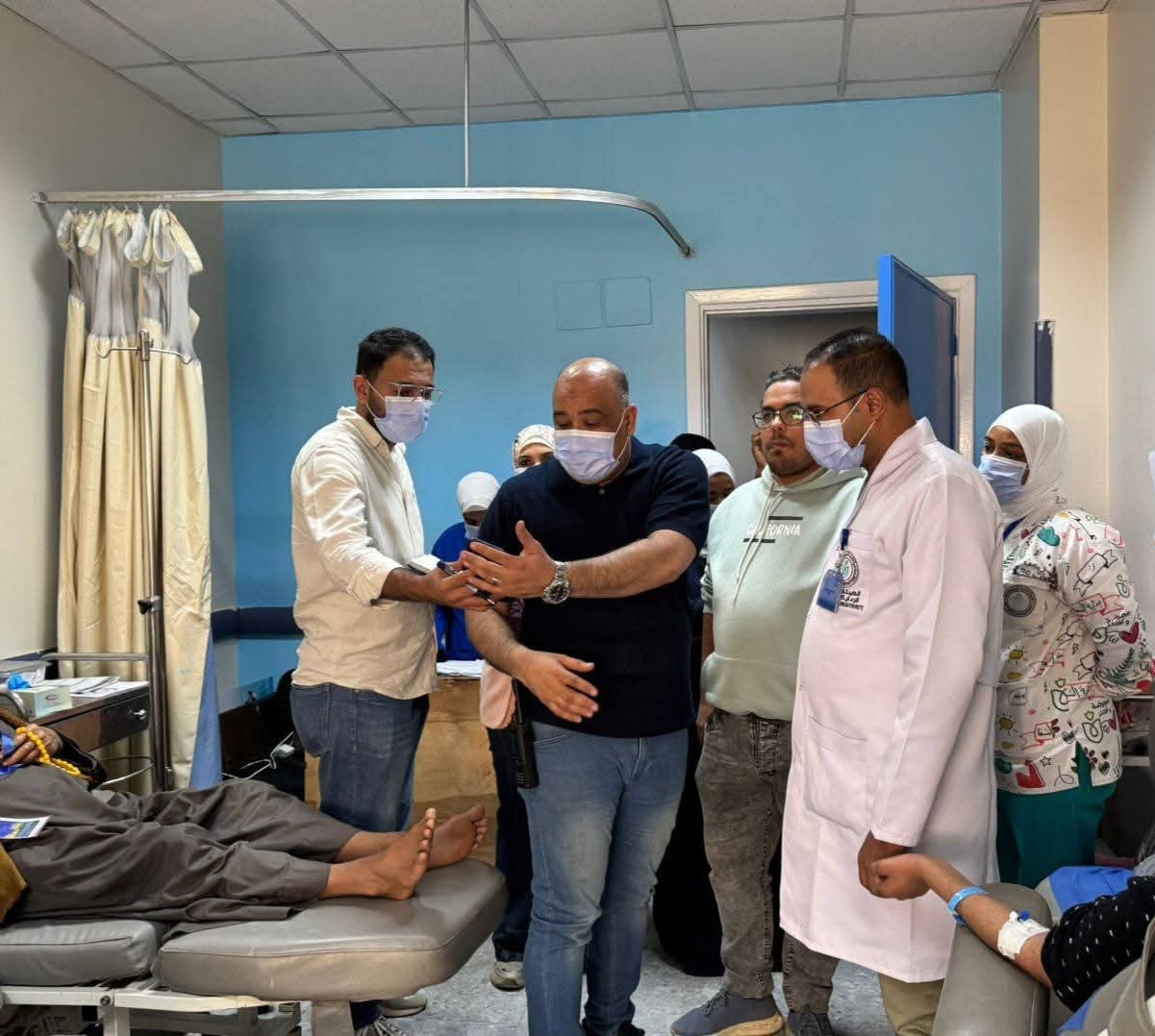 تلقي المنتفعين للخدمات الطبية