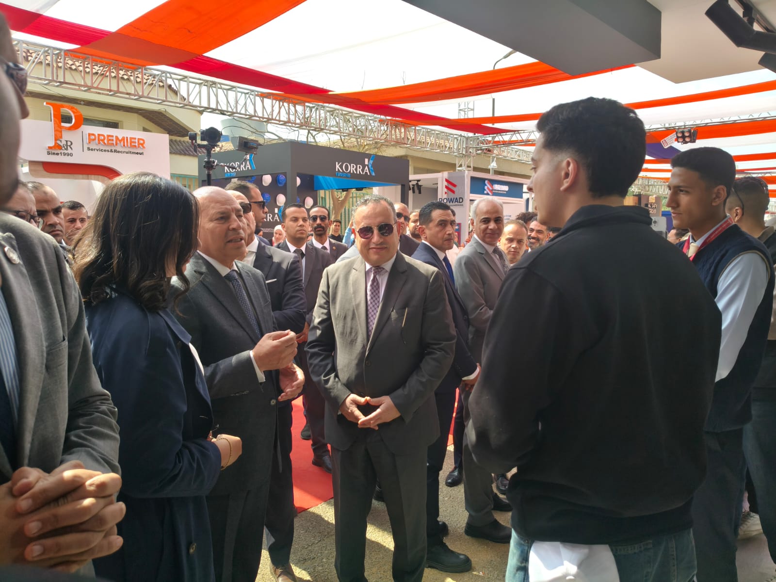 وزير التعليم العالي ومحافظ القاهرة يفتتحان النسخة الخامسة من الملتقى التوظيفي