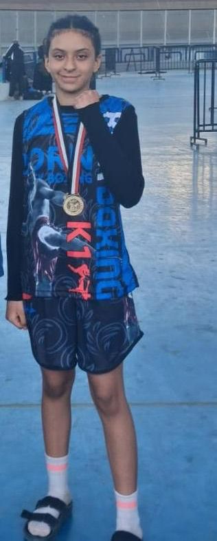 أحد المشاركين في بطولة الجمهورية للكيك بوكسينج