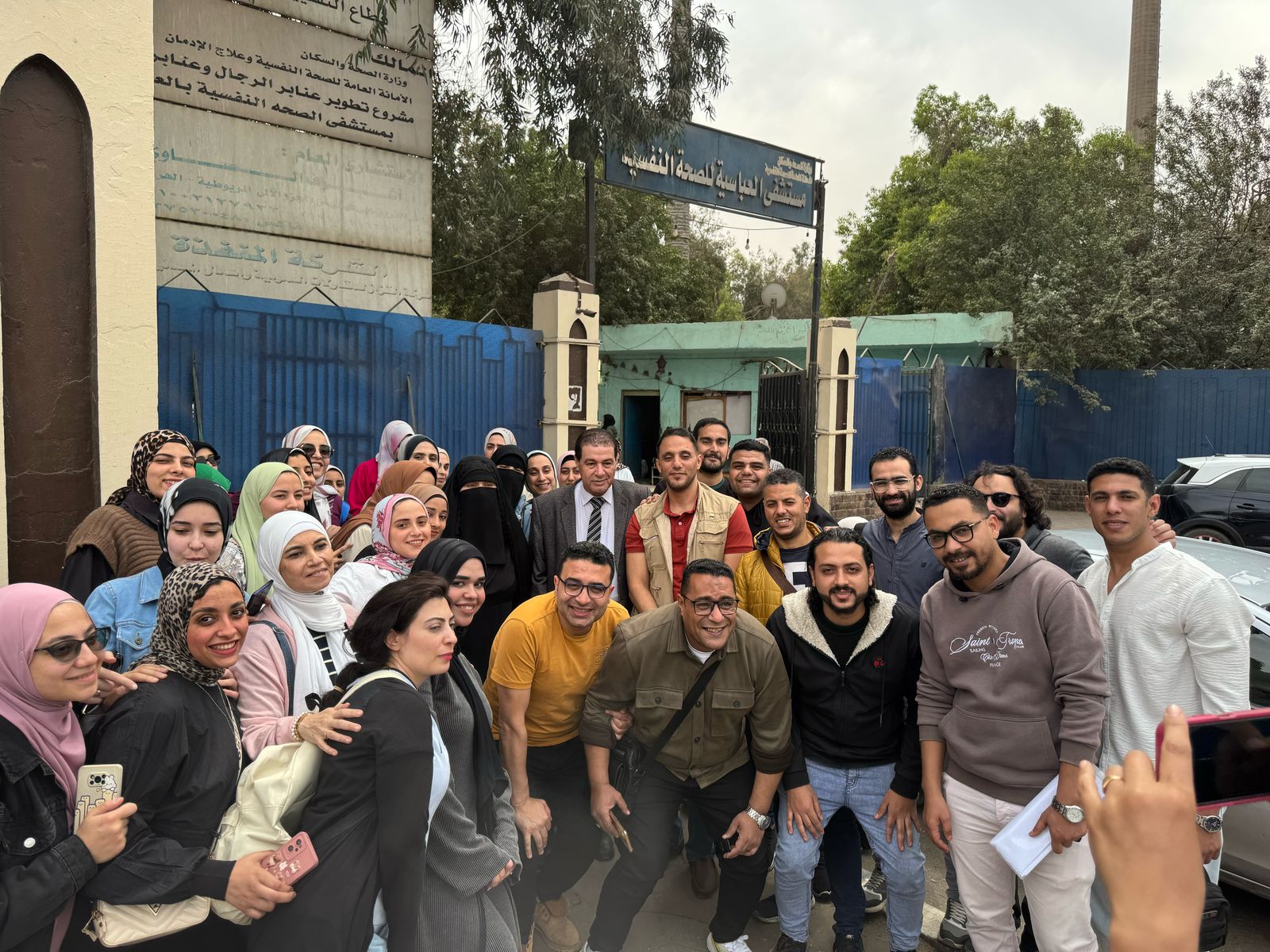 تدريب الطلاب بمستشفى العباسية