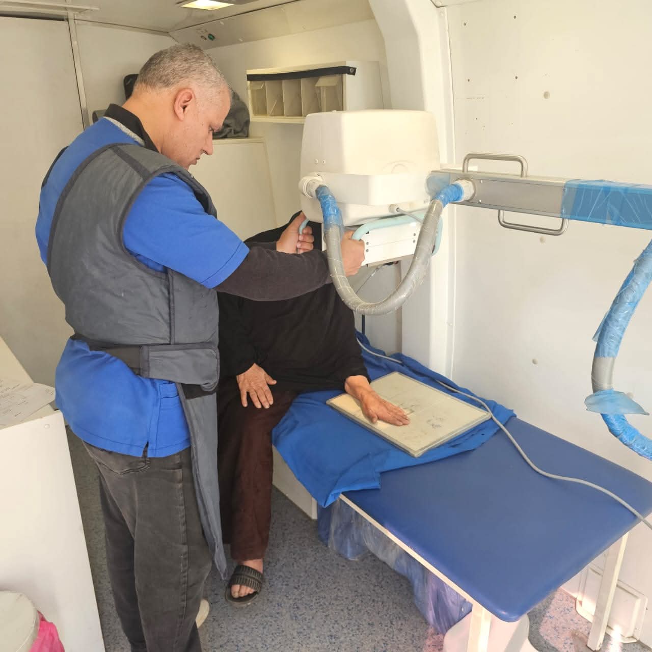 الأشعة بالقوافل الطبية الأشعة بالقوافل الطبية