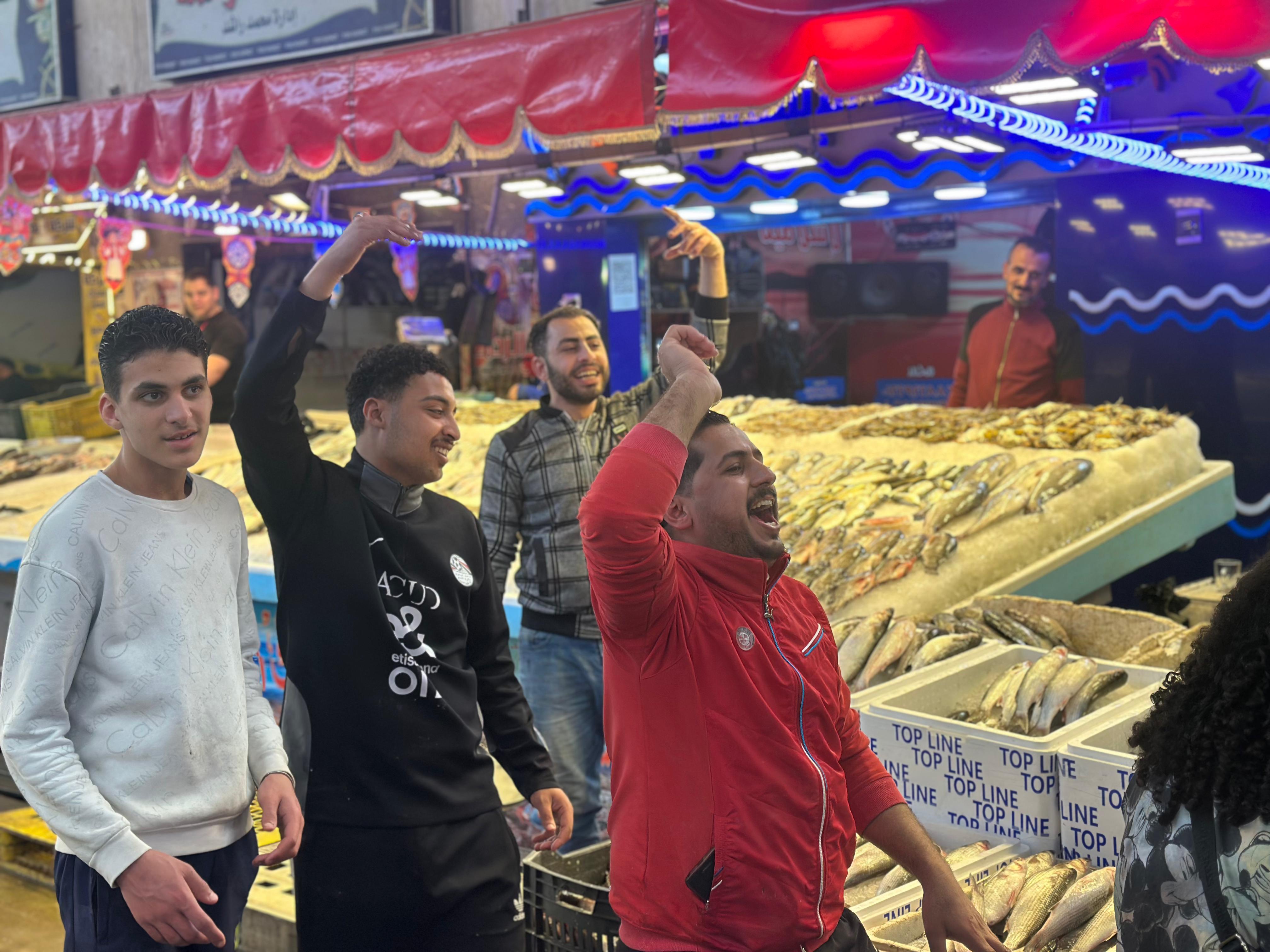 الرقص خلال البيع