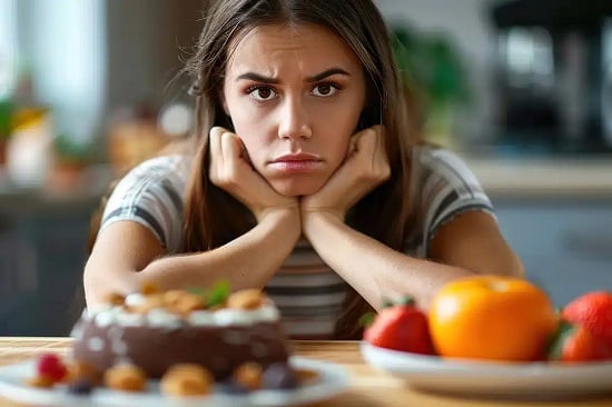 المزاج السيء وعلاقته بختيار نوعية الطعام