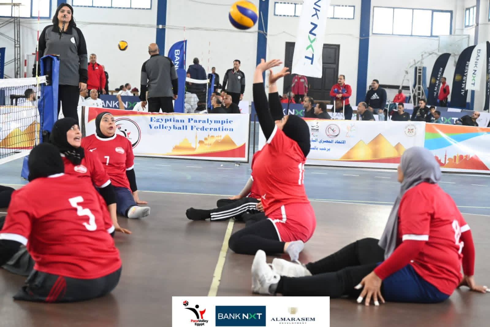 مشاركة سهيلة مع المنتخب المصري للطائرة جلوس للسيدات