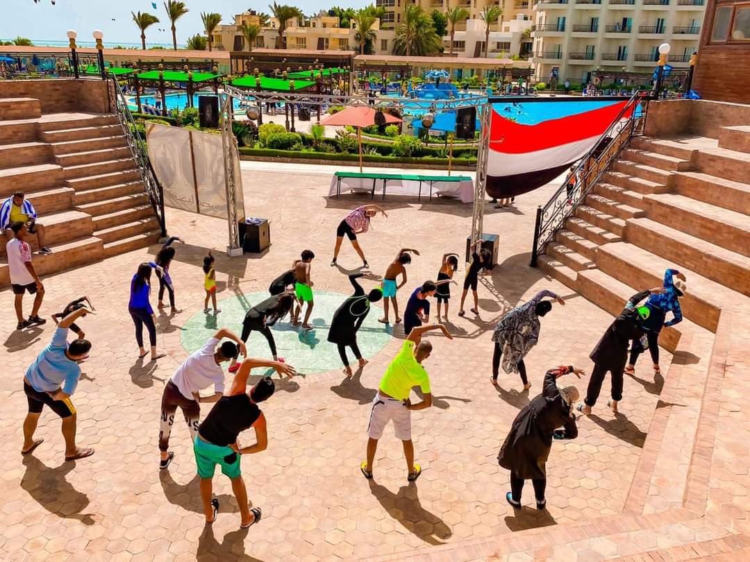 رياضة الزومبا بفنادق الغردقة