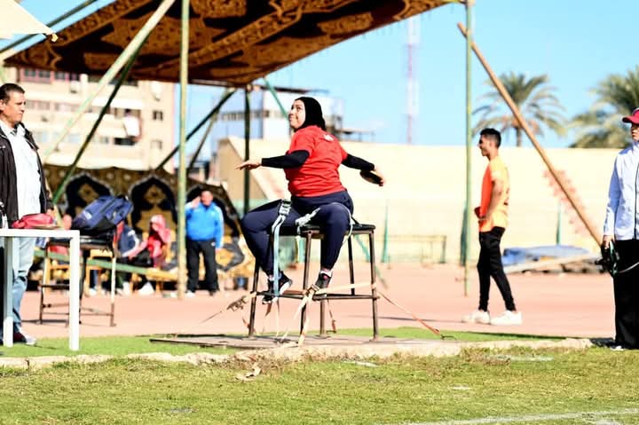 سهيلة الصعيدي بطلة مصر في رمي القرص