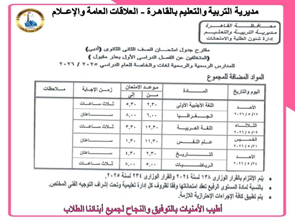 امتحانات الفصل الدراسي الثاني بالقاهرة (26)