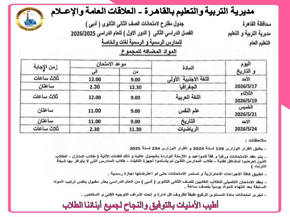 امتحانات الفصل الدراسي الثاني بالقاهرة (22)
