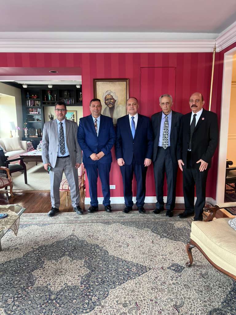 السفير تامر المليجي والوفد المصري