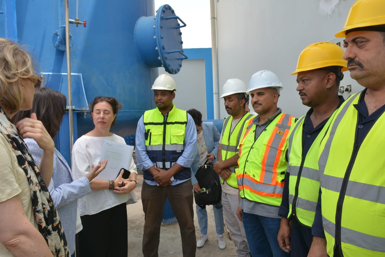 استقبال المهندسين المصريين