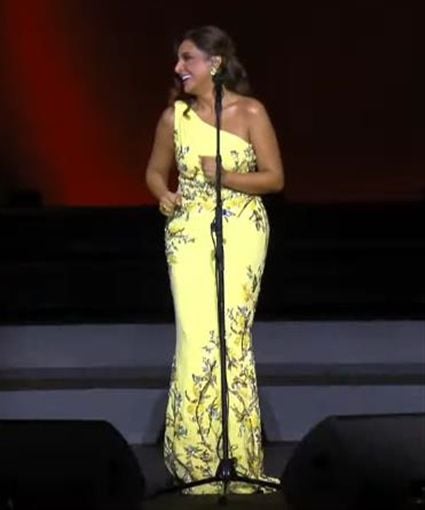 اطلالة الفنانة انغام