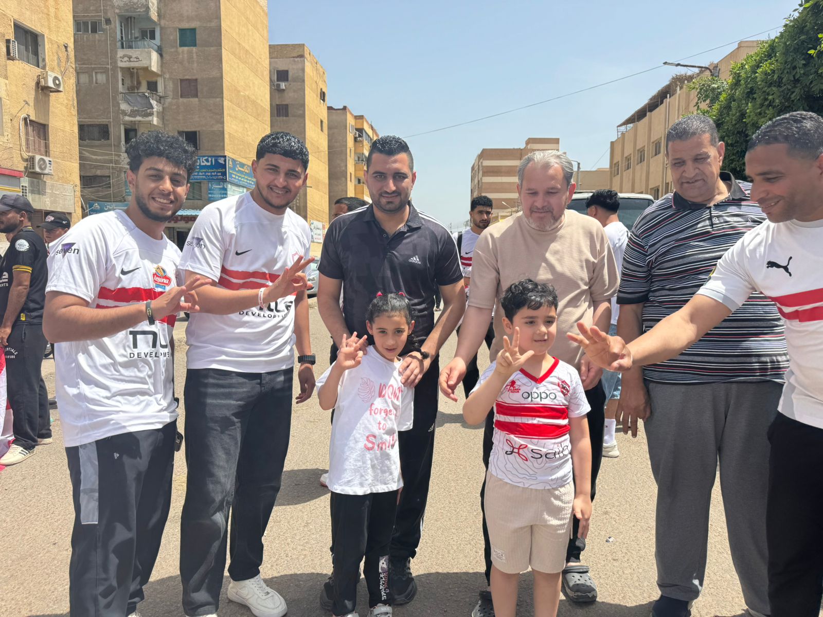 أطفال كفر الشيخ في طريقهم لإستاد القاهرة