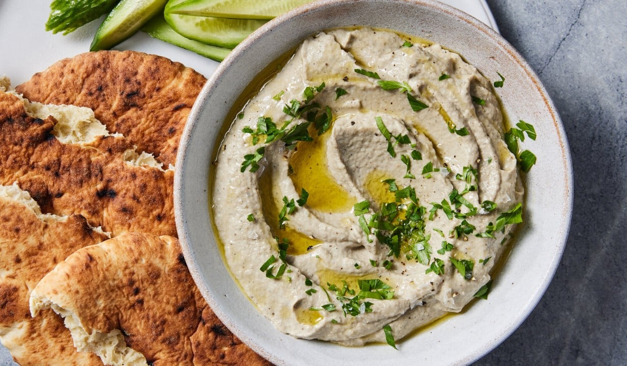 طريقة عمل بابا غنوج طريقة عمل بابا غنوج