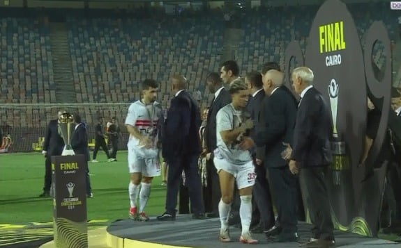 تسليم الزمالك ميداليات المركز الثاني