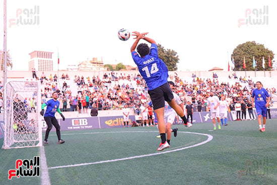 جانب من المباراة فى دورى الدبلوماسيين