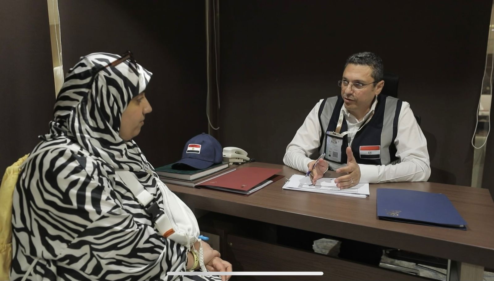غرفة عمليات بعثة حج القرعة المصرية في مكة المكرمة (2)