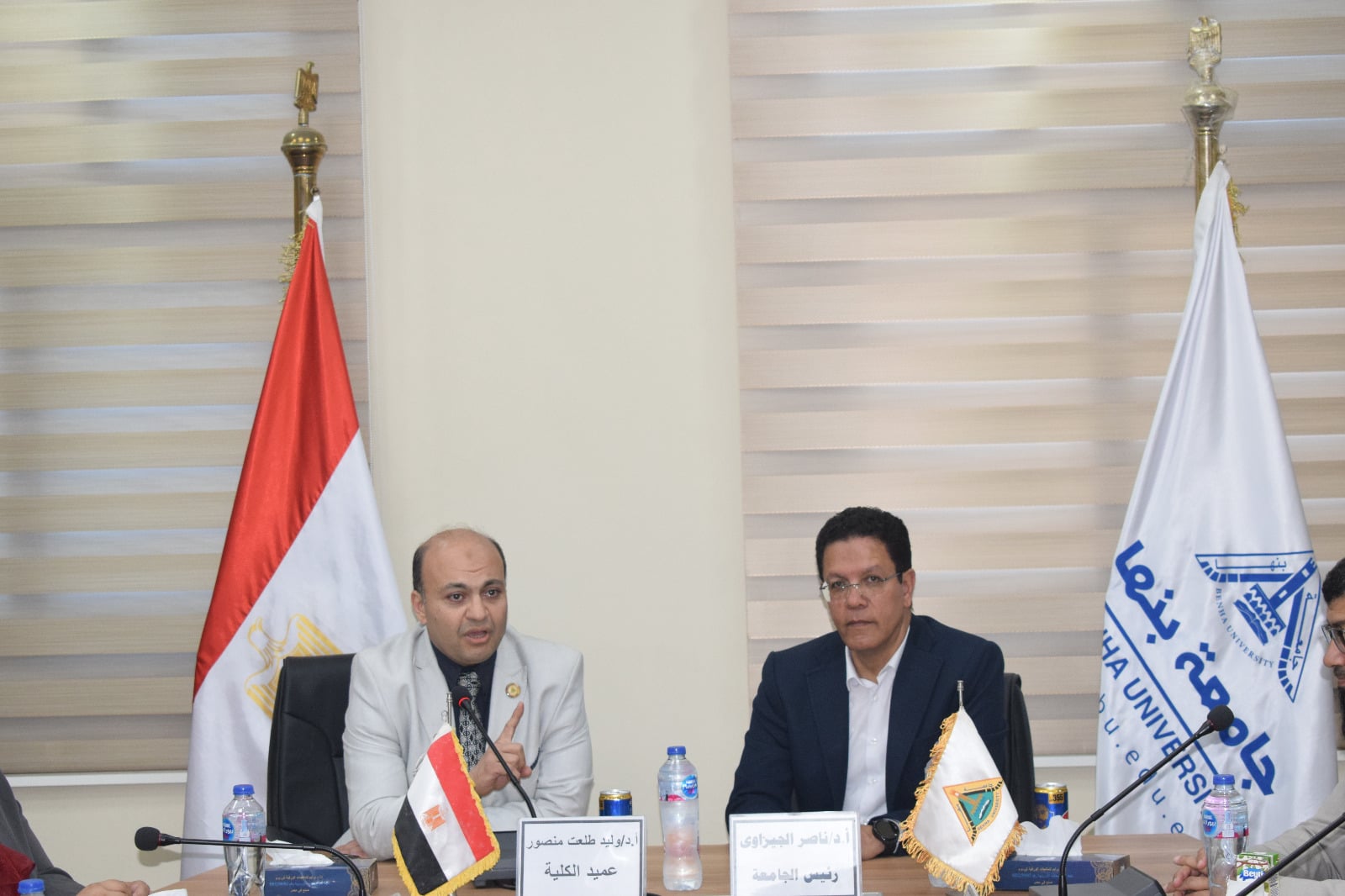 الدكتور ناصر الجيزاوي رئيس جامعة بنها