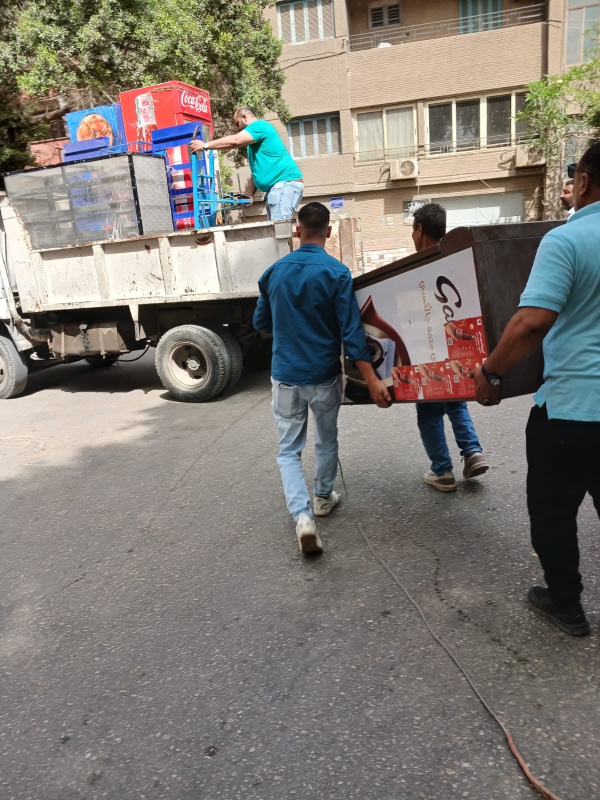 حى العجوزة يكثف حملاته لرفع الإشغالات