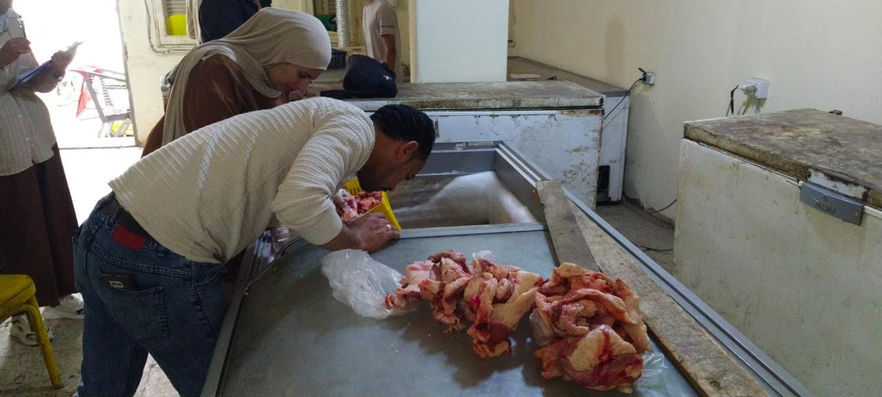 اللحوم الفاسدة بالحملة اللحوم الفاسدة بالحملة