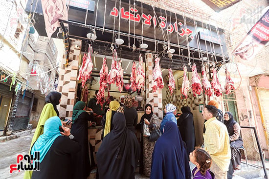 اقبال من المواطنين على شراء اللحوم