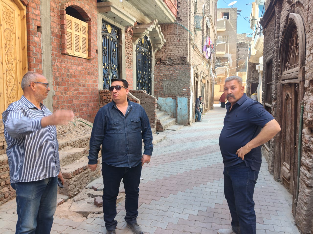 رئيس المدينة يتفقد الاعمال رئيس المدينة يتفقد الاعمال