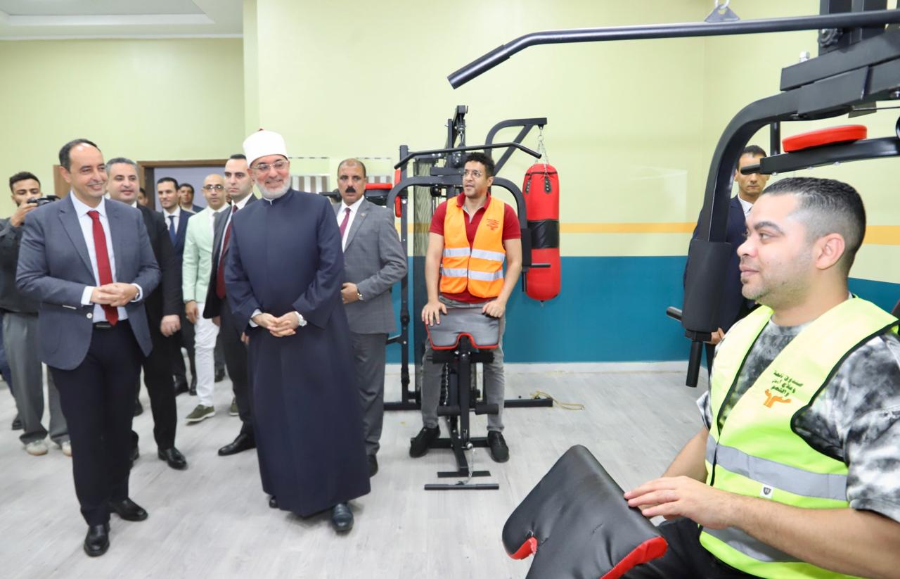 خلال تفقد احد المراكز  التابعة لصندوق مكافحة الإدمان