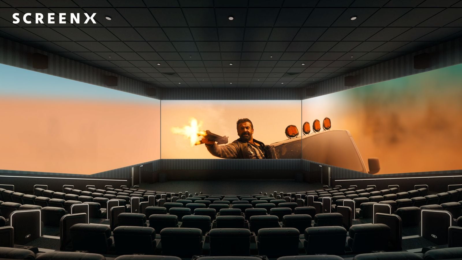 فيلم «سفن دوجز» يدخل التاريخ كأول فيلم عربي يُعرض بتقنية ScreenX 