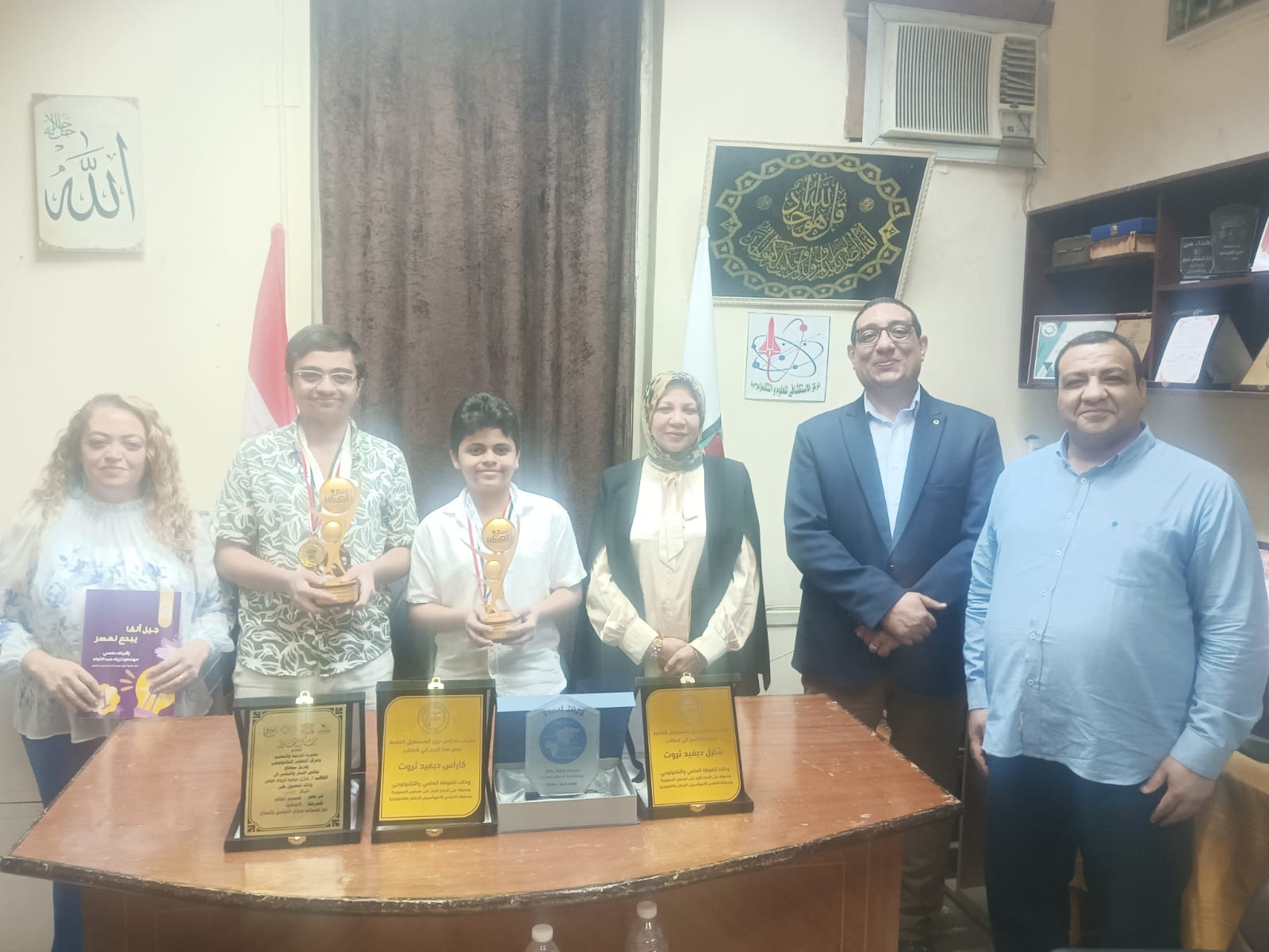 مراسل اليوم السابع مع الشقيقين