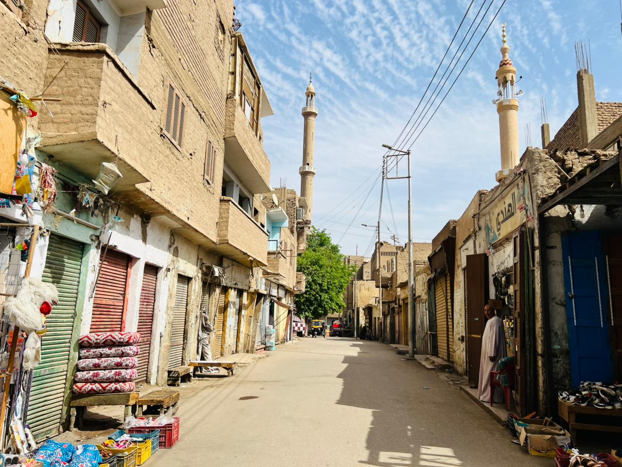محلات بشارع القيسارية بقوص 