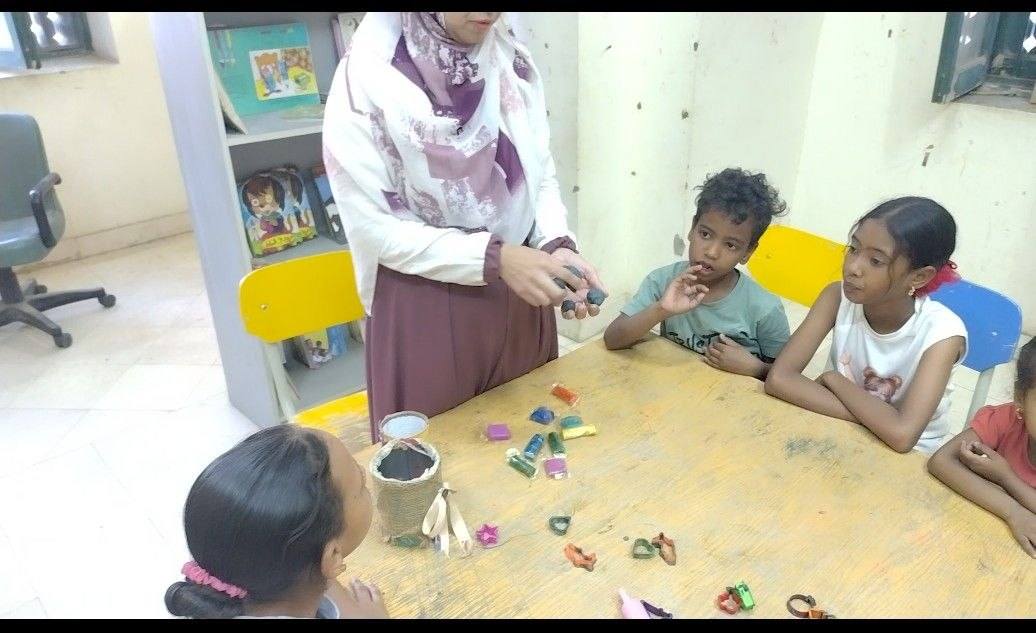 فعاليات ورش فنية لدعم الأطفال في الأقصر