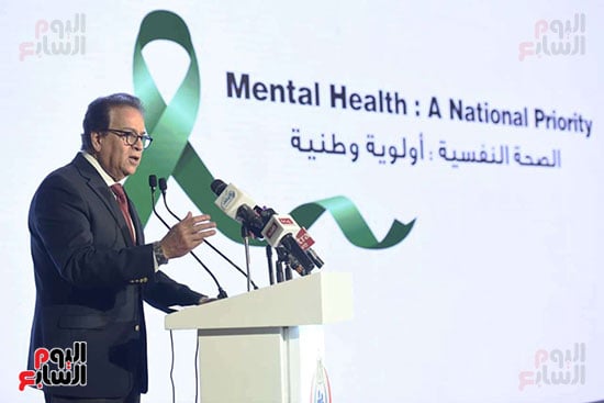 وزير الصحة يلقى كلمته