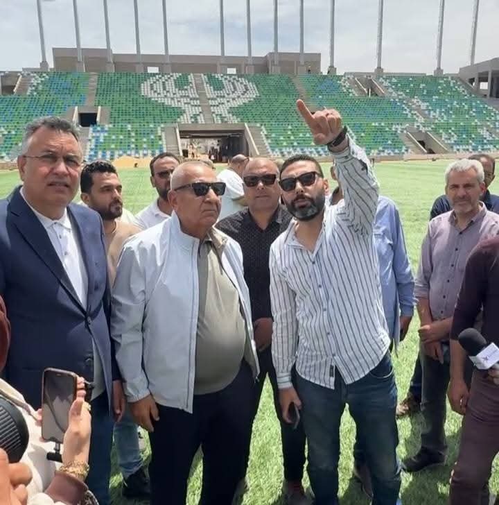 مجلس إدارة النادي المصري في الاستاد الجديد