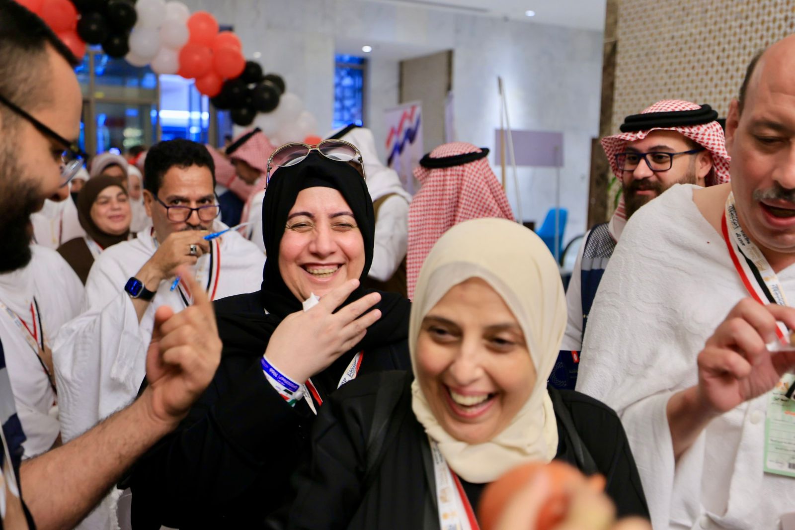 وصول حجاج الجمعيات الاهلية الأراضى المقدسة