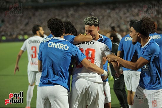 فرحة كبيرة للاعبي الزمالك
