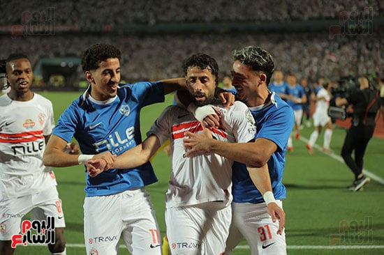 فرحة لاعبي الزمالك