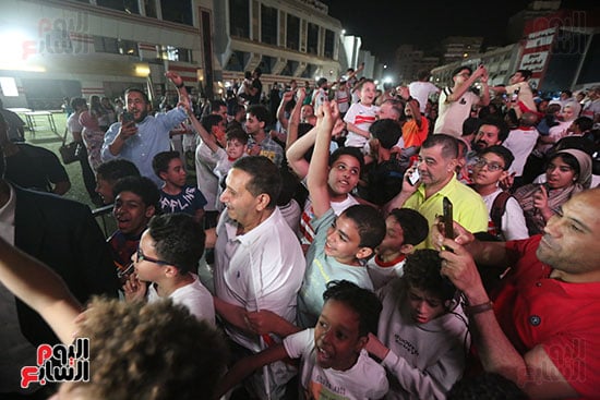 فرحة فوز الزمالك بالدورى فرحة فوز الزمالك بالدورى