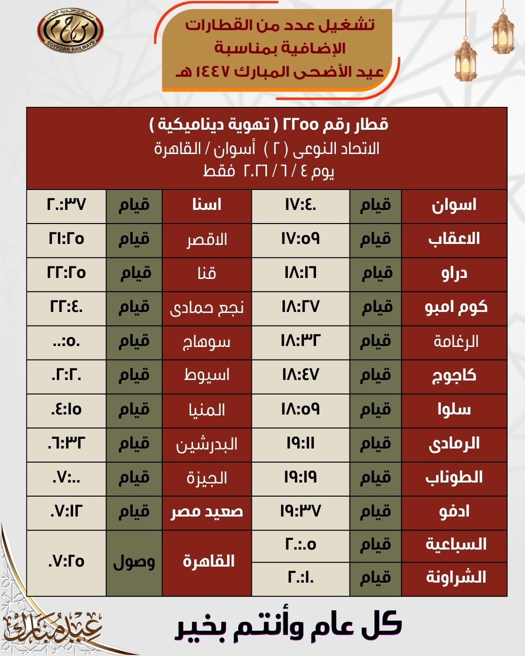 أسوان والأعقاب أسوان والأعقاب