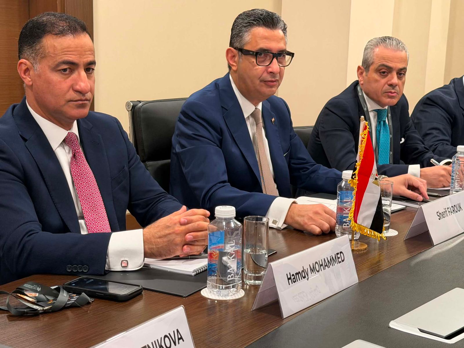 لقاء وزير التموين والتجارة الداخلية