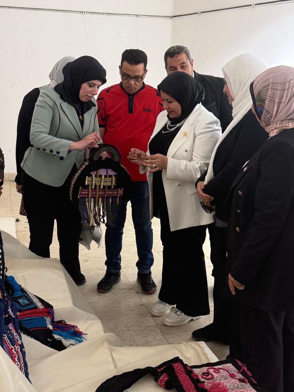 بعض منتجات السيدات بالمجلس القومي للمرأة