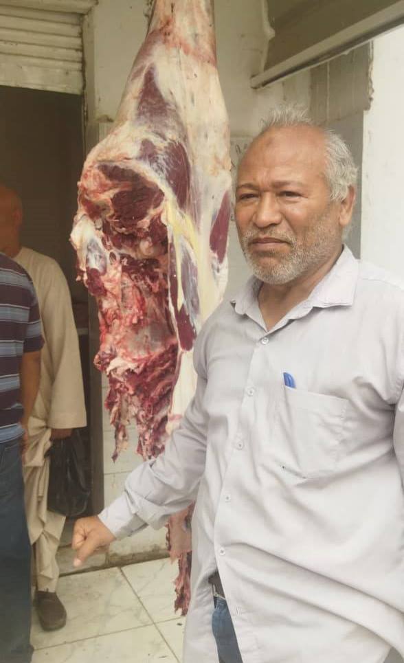 ضبط 120 كيلو لحوم بلدية مذبوحة خارج المجازر ضبط 120 كيلو لحوم بلدية مذبوحة خارج المجازر